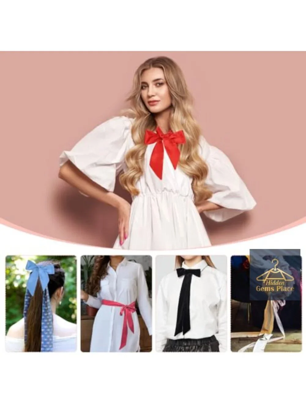 Multipurpose Polyester Scarf for Women, Long Skinny Neck Scarf Neckerchief for